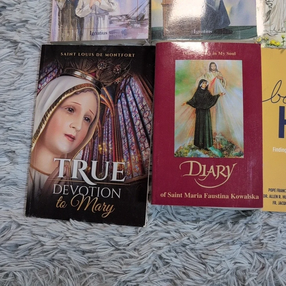 Lot of 16 Catholic Books Theology Prayer  Spirituality Diary Devotional Psalms‎
